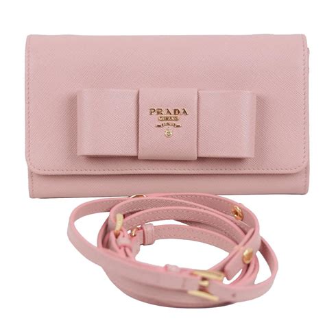 prada small wallet pink|prada wallet pink ribbon.